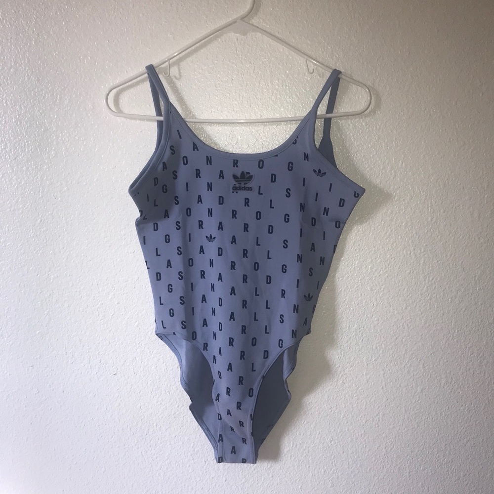 Adidas periwinkle bodysuit
